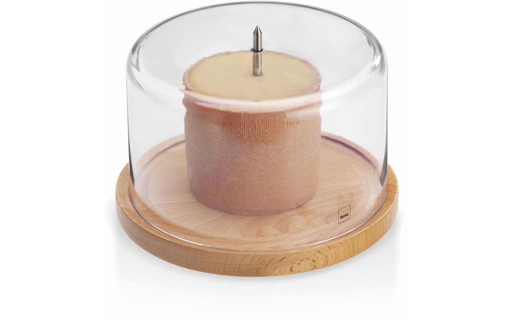 Kela Rabot à fromage avec capot Brun