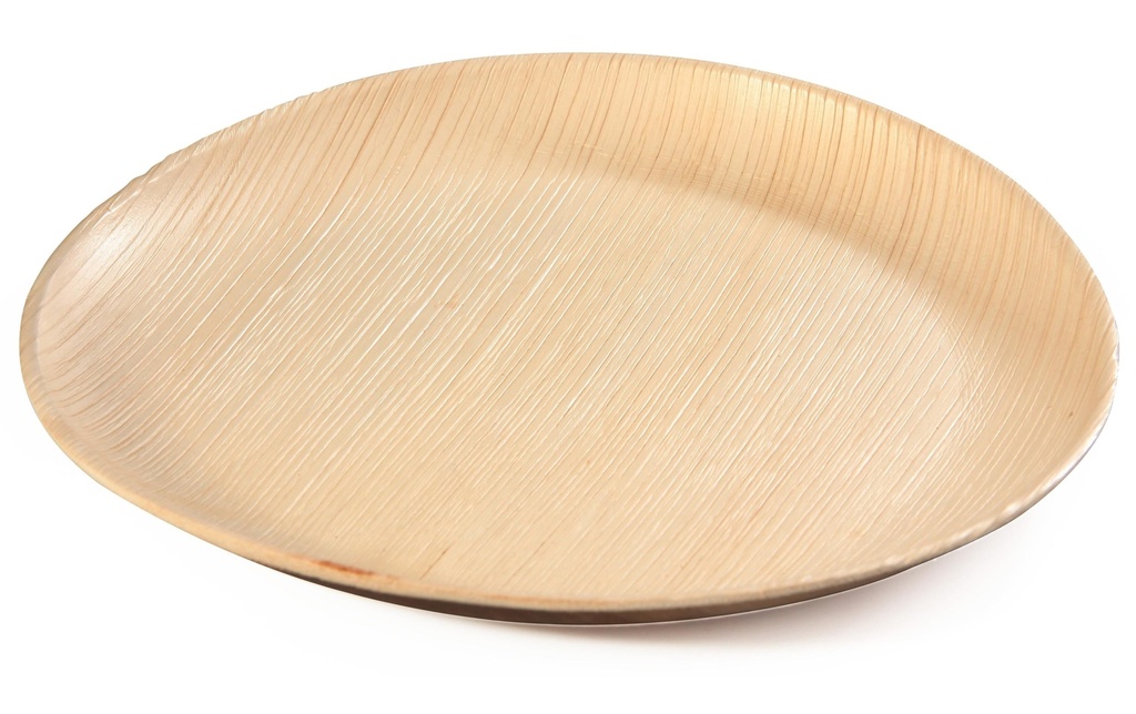 Sier Assiettes jetables Palm 23 cm, 20 Pièce/s, Brun clair