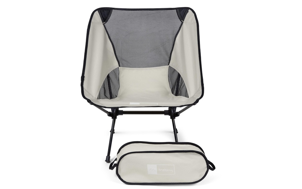 Trekony Chaise de camping Deep Taupe  Aluminium