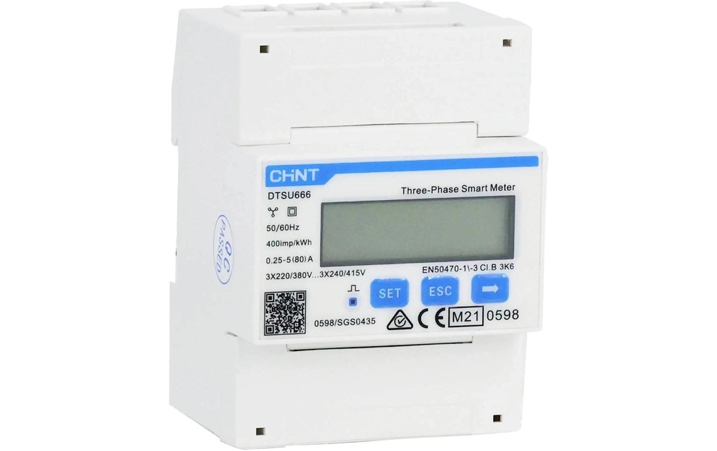 GROWATT Compteur d’énergie triphasé Compteur intelligent triphasé 80A