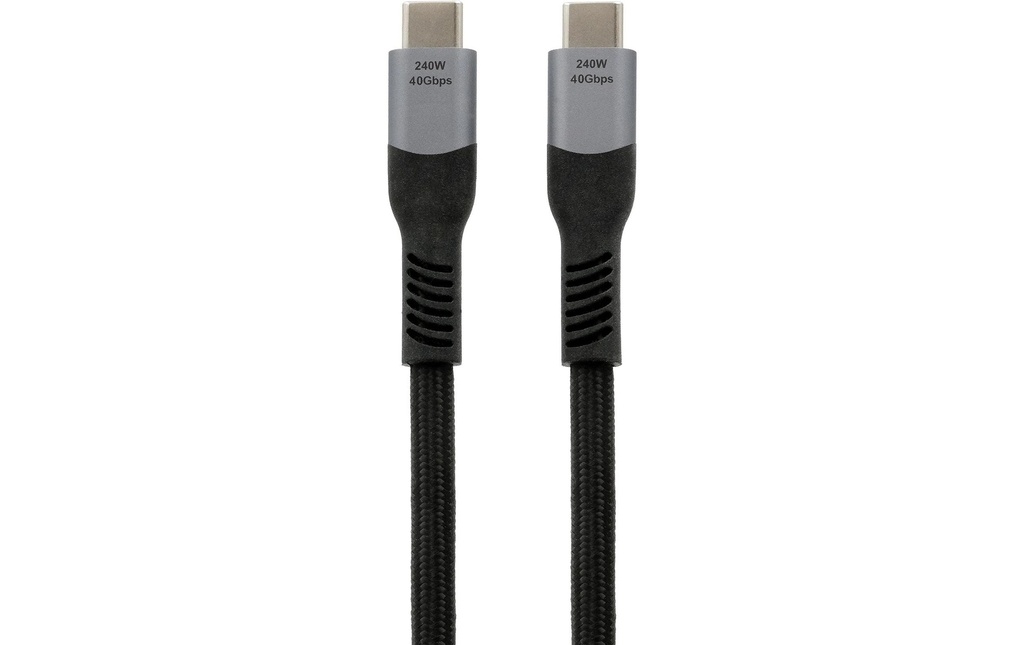 Exsys Câble chargeur USB EX-K1598 USB4 USB-C - USB-C 2 m