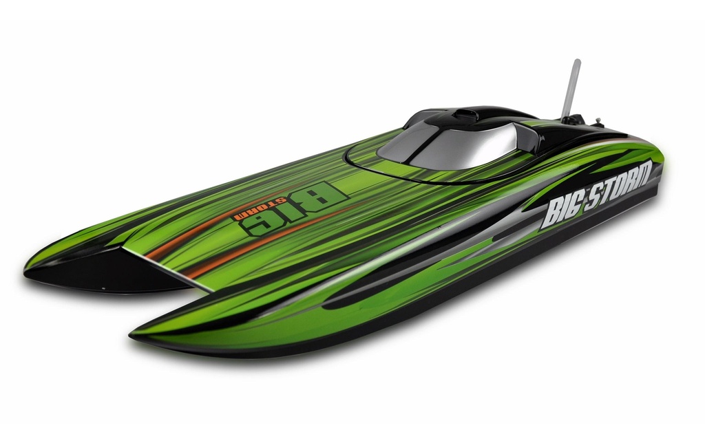 Amewi Bateau à moteur Catamaran de course Big Storm Brushless ARTR