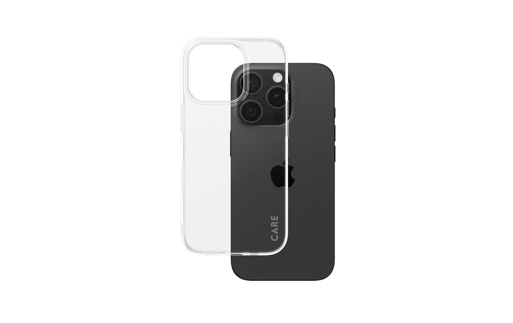 CARE Coque arrière Fashion X-Ray Soft Basic iPhone 16 Transparent