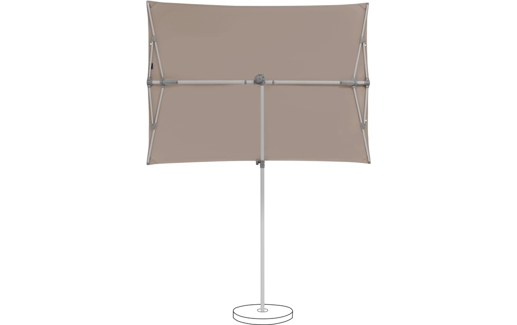 Suncomfort by Glatz Parasol Flex Roof 195 x 140 cm, taupe clair