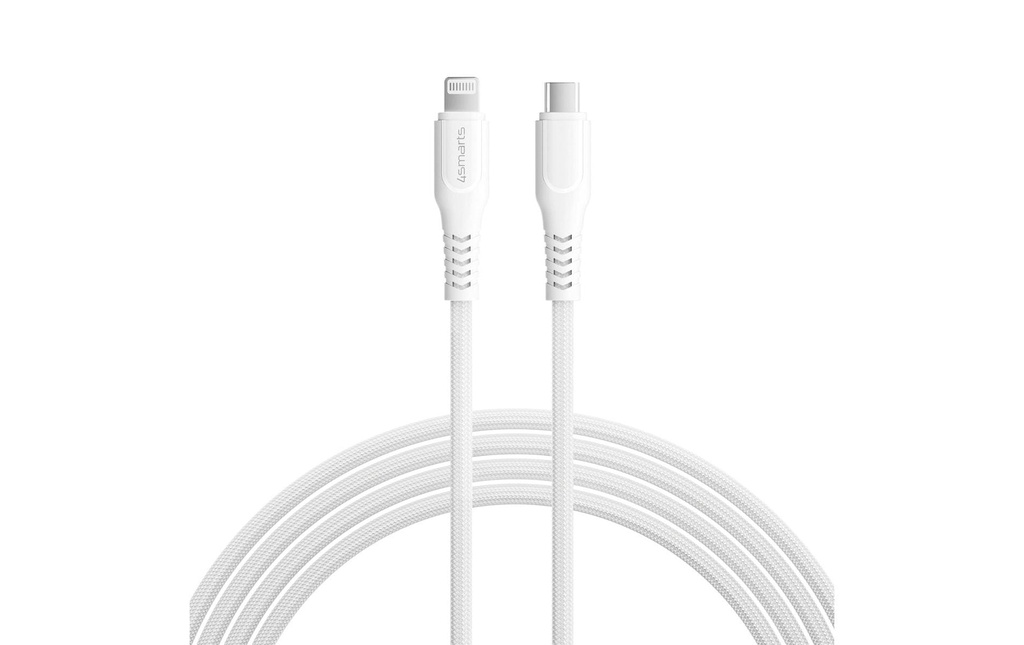 4smarts Câble USB 2.0 RapidCord PD 30W USB-C - Lightning 1.5 m