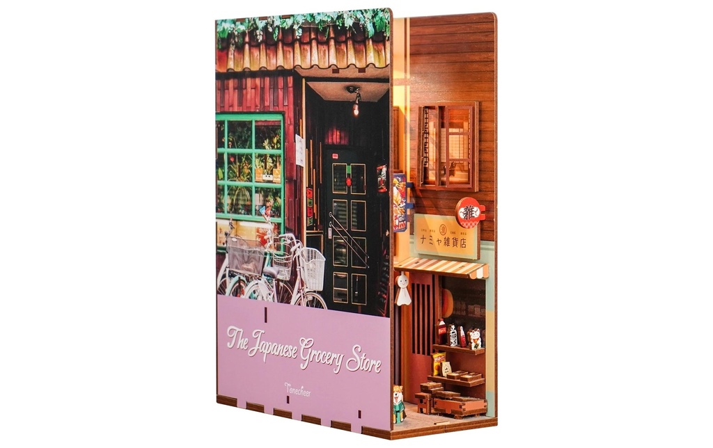 Tonecheer Kits de montage Book Nook Japanese Grocery Store