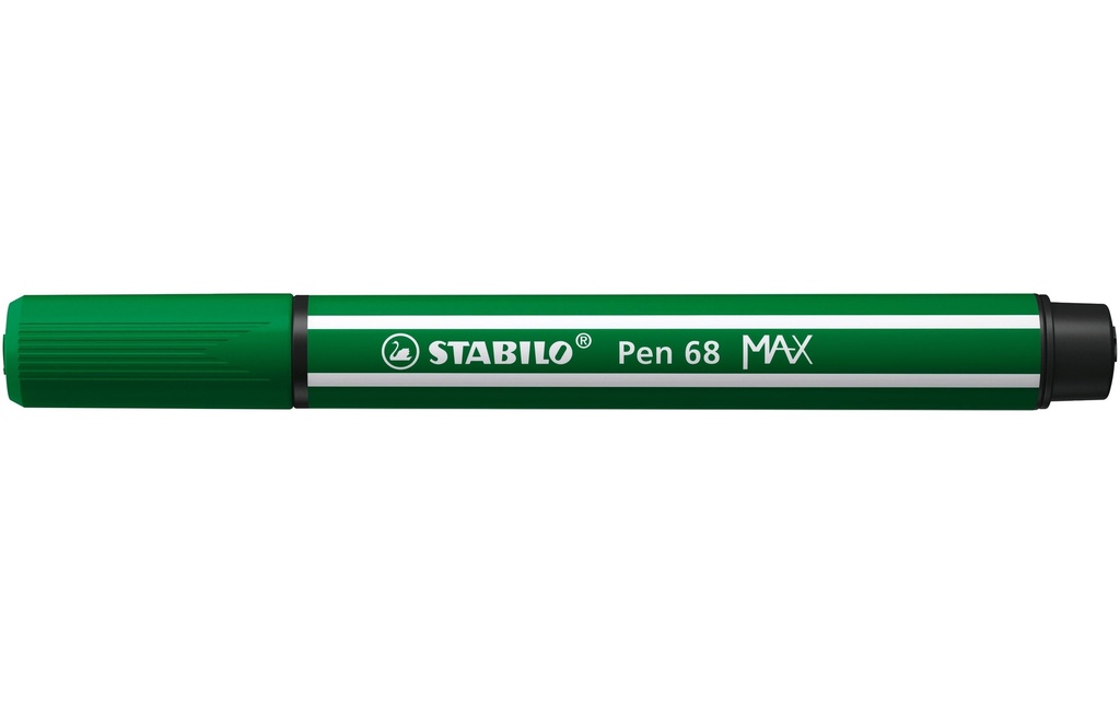 STABILO Crayon feutre Pen 68 MAX Vert émeraude, 5 pièces