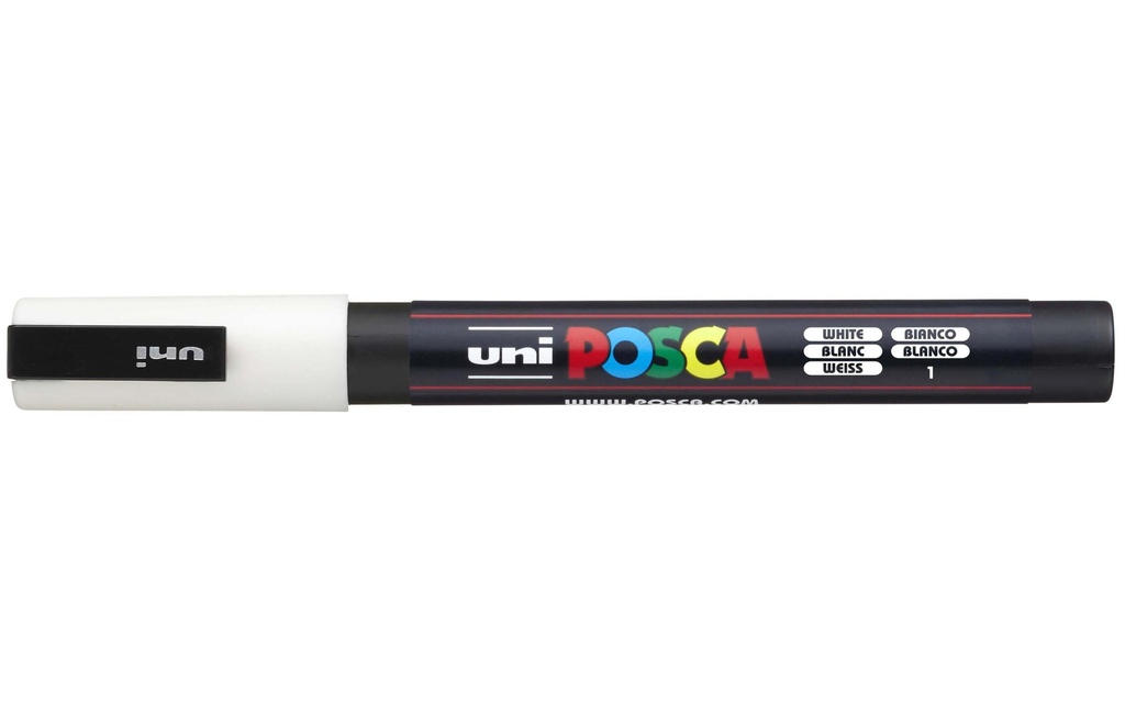 [258003000] UNI POSCA Marqueur Posca 0.9mm blanc