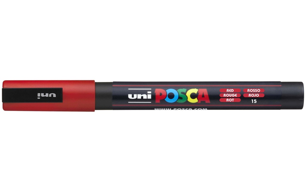 UNI POSCA Marqueur Posca 0.9mm rouge