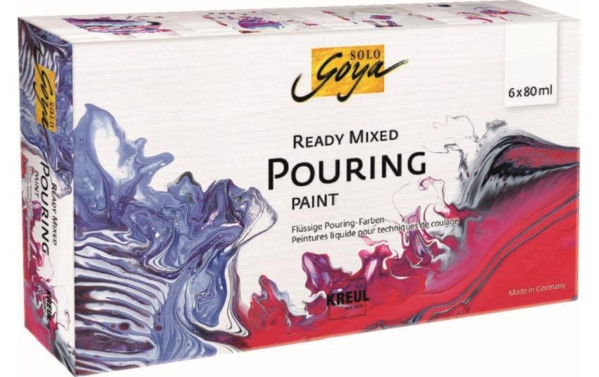 Kreul Peinture pour bricolage Solo Goya Acrylic 80 ml x 6 pièces