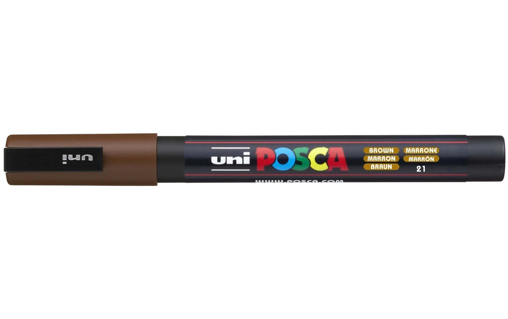 UNI POSCA Marqueur Posca 0.9mm brun