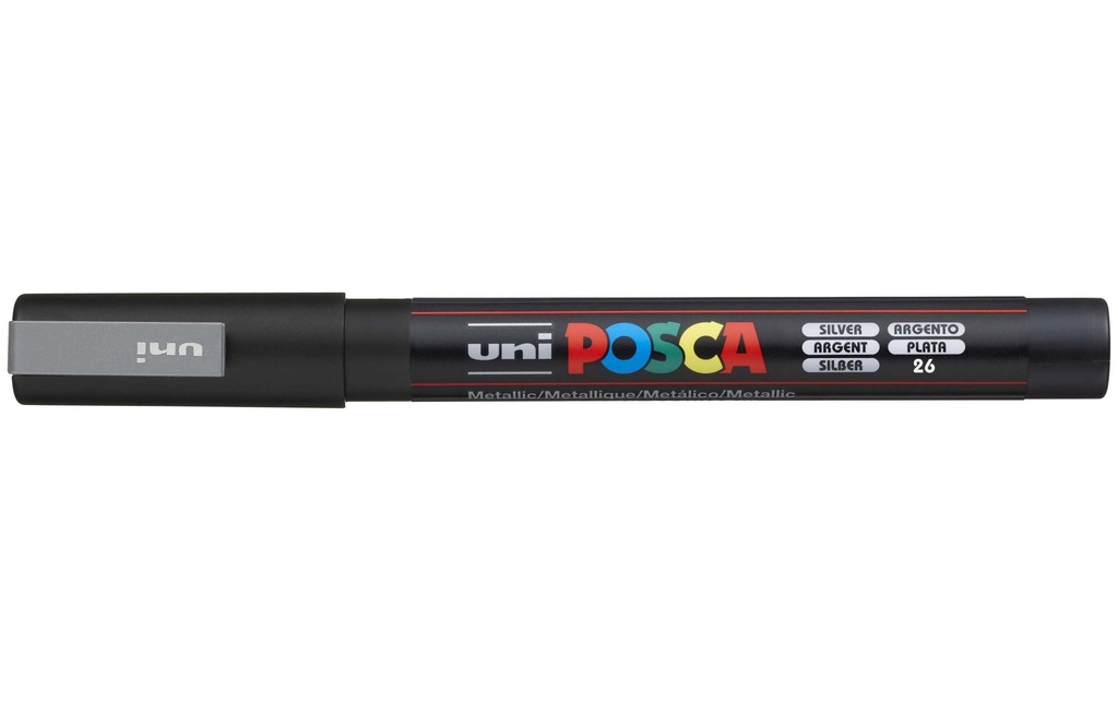 UNI POSCA Marqueur Posca 0.9mm argent
