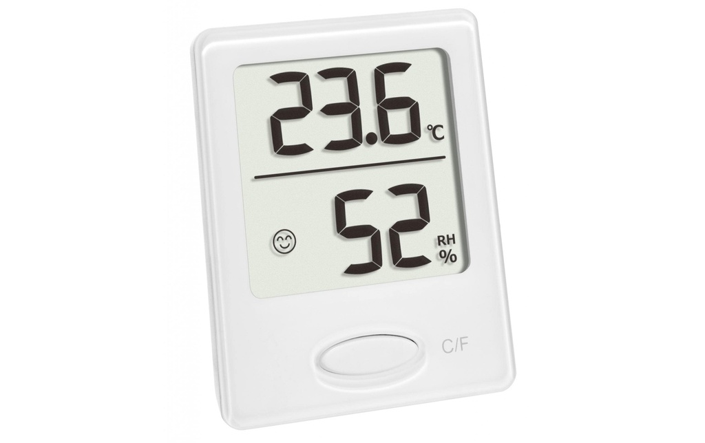 TFA Dostmann Thermo/hygromètre Digital Blanc