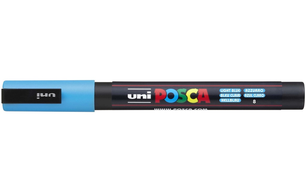 [258003030] UNI POSCA Marqueur Posca 0.9 bleu clair