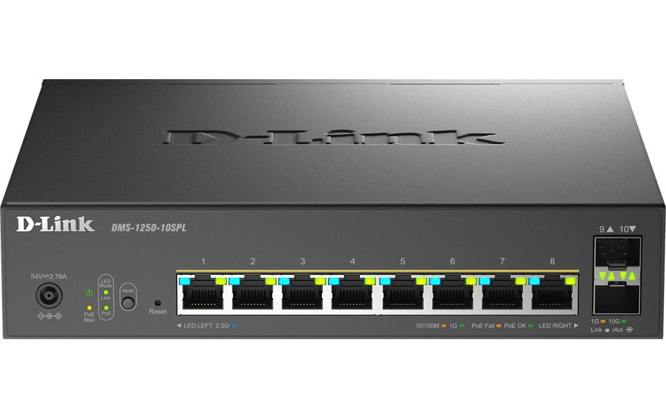D-Link PoE Switch DMS-1250-10SPL 10 ports