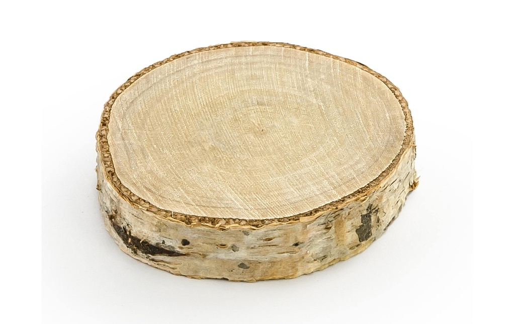 Partydeco Marque-place de table Disque en bois Ø 4.5-6.5 cm, H: 1 cm, 6 pièces, brun