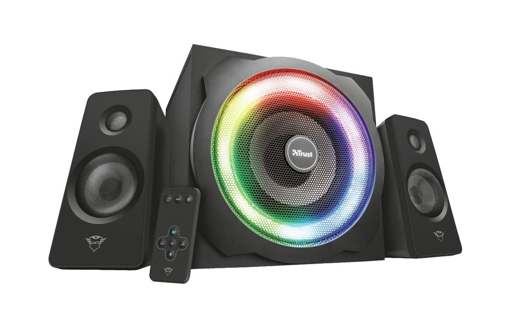 Trust Haut-parleurs de PC GXT 629 Tytan RGB Illuminated 2.1