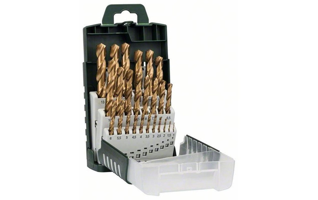 Bosch Kits de forets à métaux HSS-TiN 25 pièces