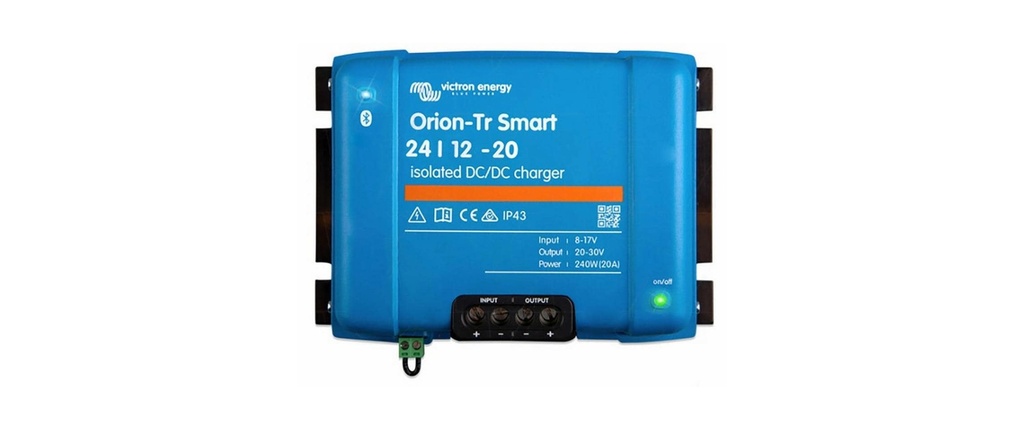 Victron Régulateur de charge Orion-Tr Smart 24-12 V 20A, 240 W
