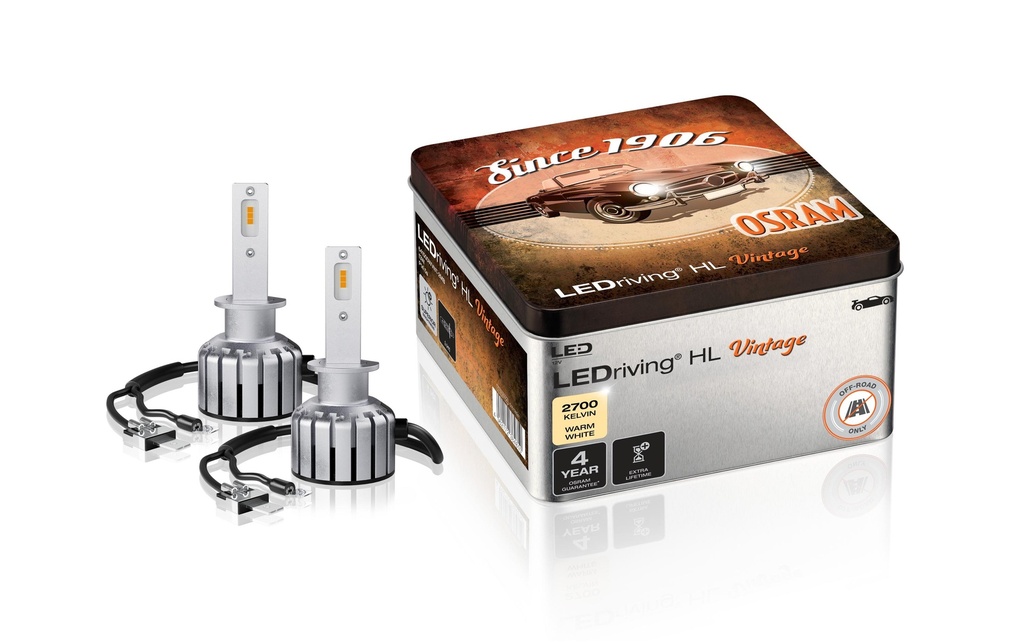 OSRAM LEDriving Off-Road LED Retrofit Vintage H1/12V/13W Voiture de tourisme