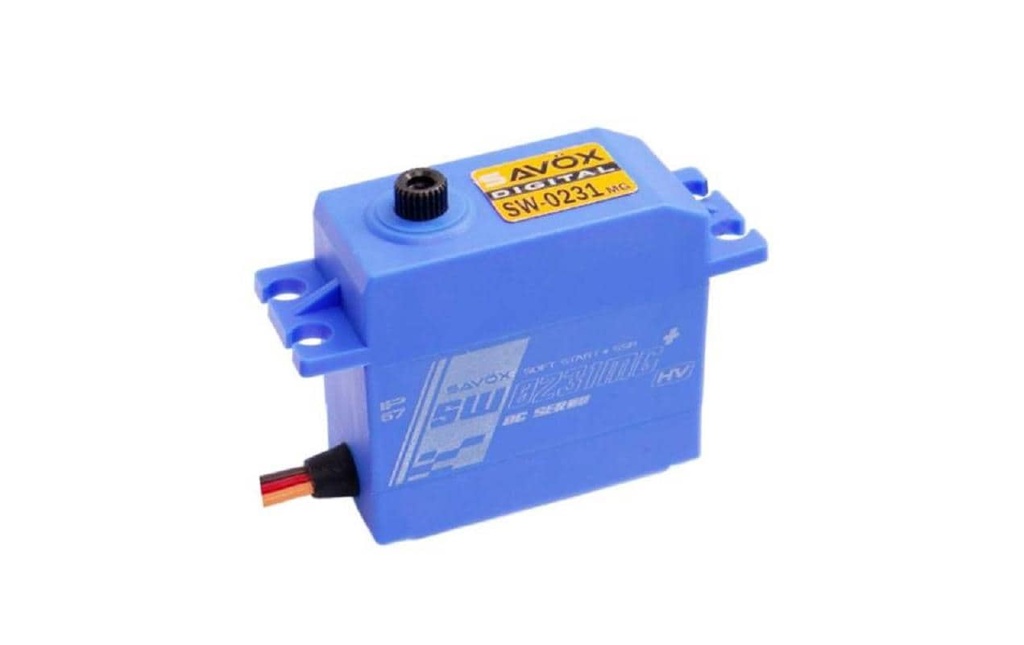 Savöx Servo standard SW-0231MG+ 15 kg, 0.17 s, étanche à l'eau
