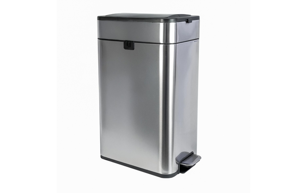 Maul Poubelle Wing 40 l, Noir/Argenté