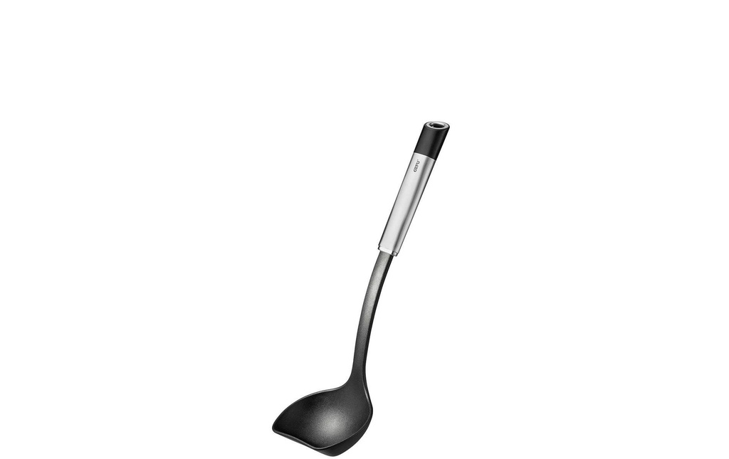 GEFU Louche Primeline 33,5 cm, Noir/Argenté