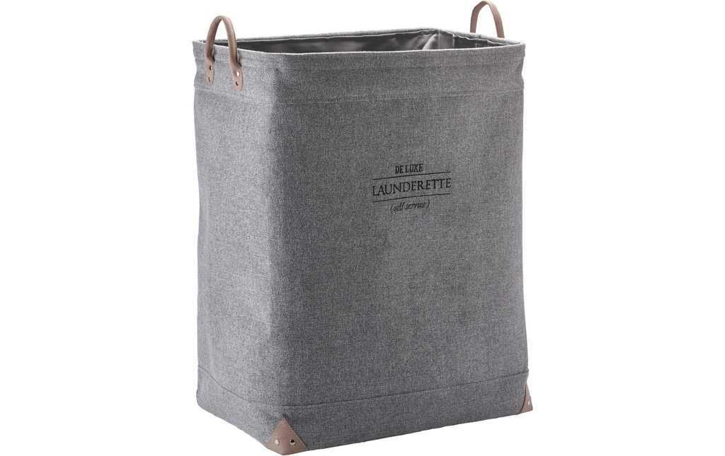 Aquanova Corbeille à lessive Lubin 113 l, Gris