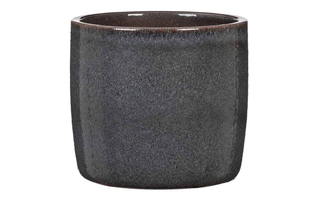 scheurich Pot de fleur Solido 12.8 cm, Gris foncé