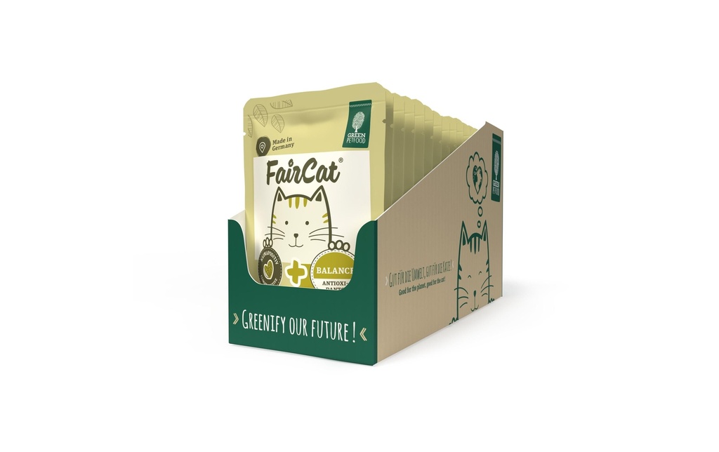 Green Petfood Alimentation humide FairCat Balance, 8 x 85 g