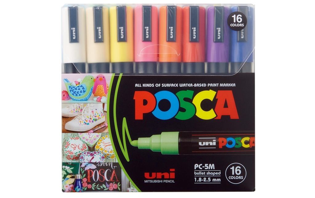 UNI POSCA Marqueur Posca 1.8-2.5 16pces (16 pces)