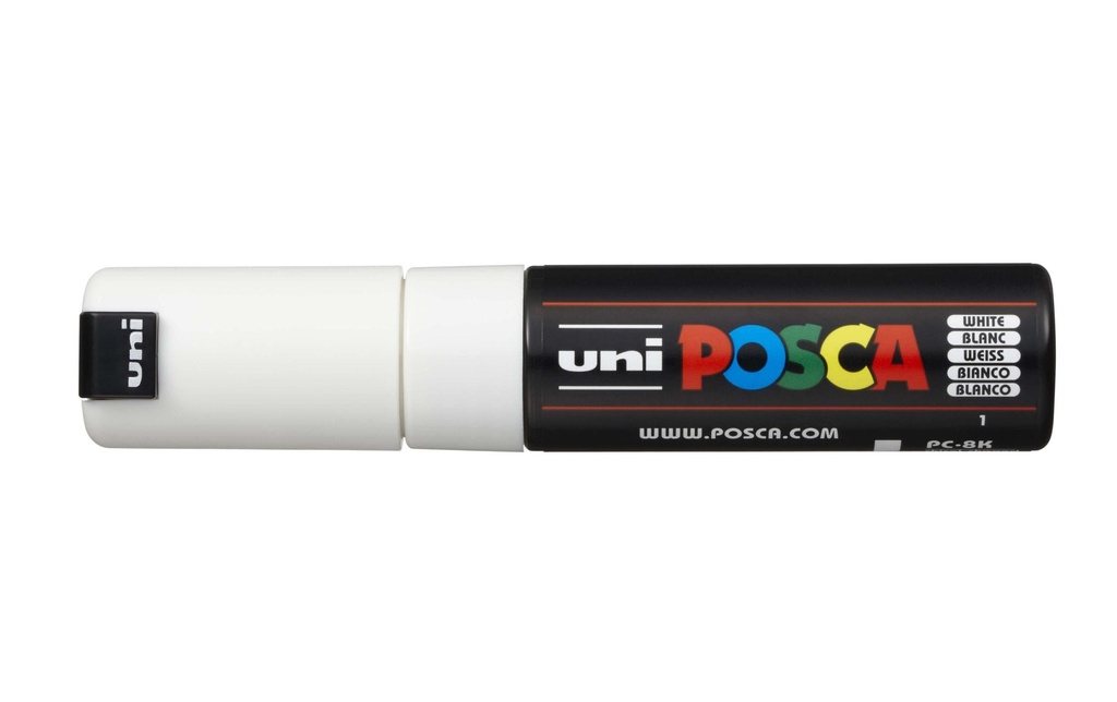 UNI POSCA Marqueur Posca 8mm blanc