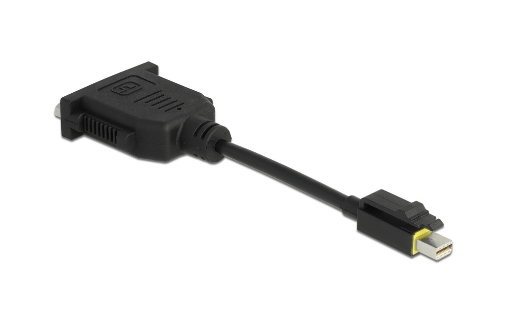 Delock Adaptateur Mini-DisplayPort – DVI-D 1080p/60Hz, fonction snap-in