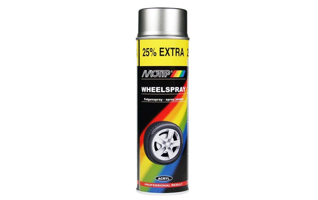 MOTIP Spray pour jantes, 500 ml, argentés