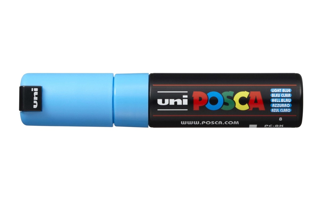 UNI POSCA Marqueur Posca 8mm bleu clair