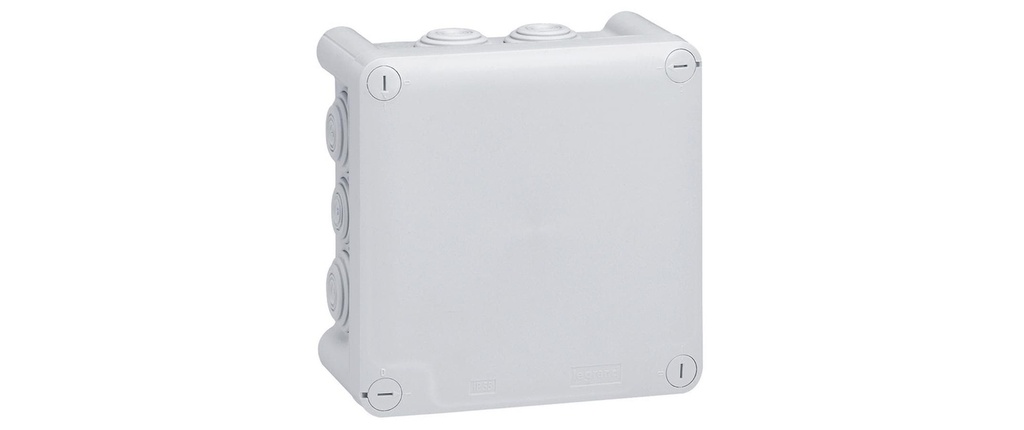 Legrand Boîte de dérivation Plexo AP, mouillé IP55, gris 130 x 130 x 81 mm