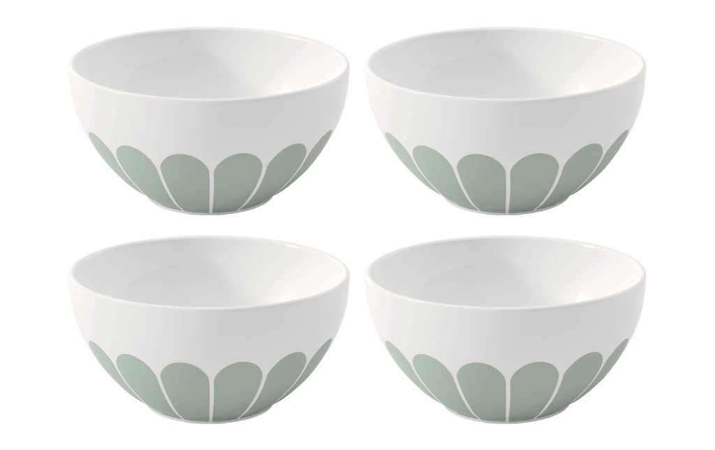 Villeroy & Boch Bol à céréales Fleur 4 Pièce/s, Vert