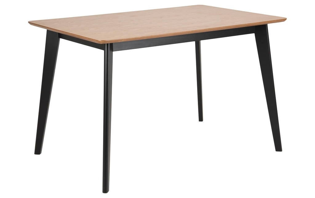 AC Design Table Roxby 120 x 80 x 76 cm, Noir/Nature