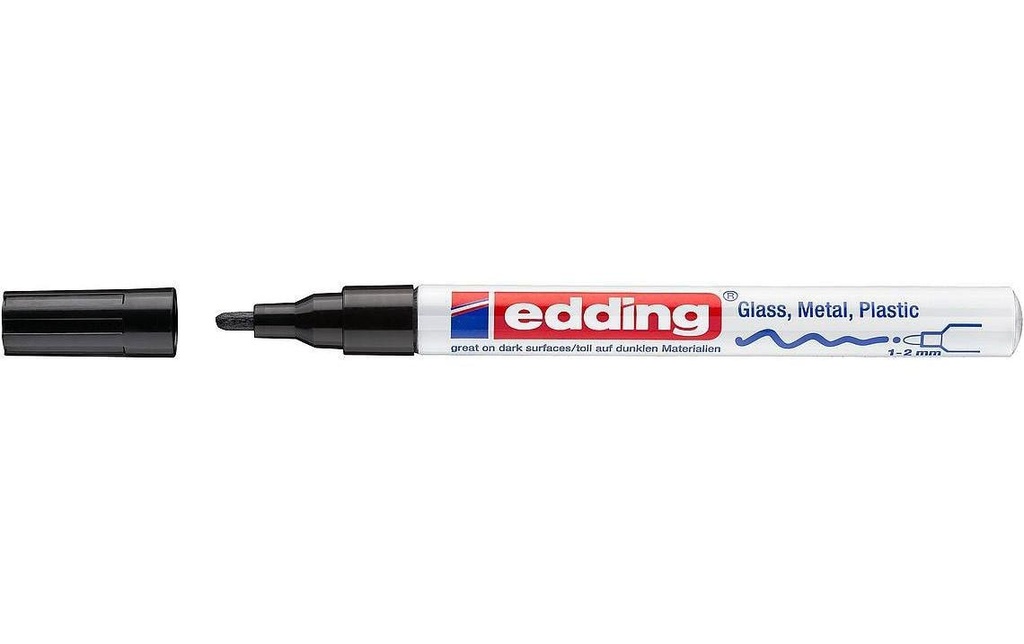 EDDING Marqueur peinture 751 noir