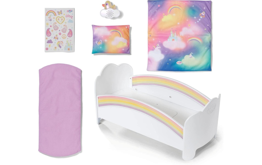 Baby Born Accessoires pour poupées Lit arc-en-ciel