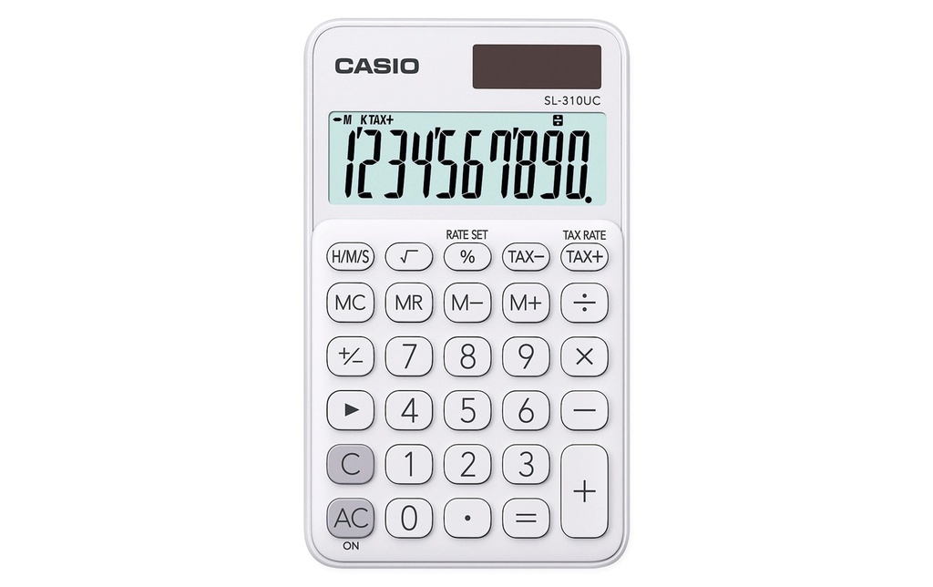 Casio Calculatrice SL-310UC-WE Blanc