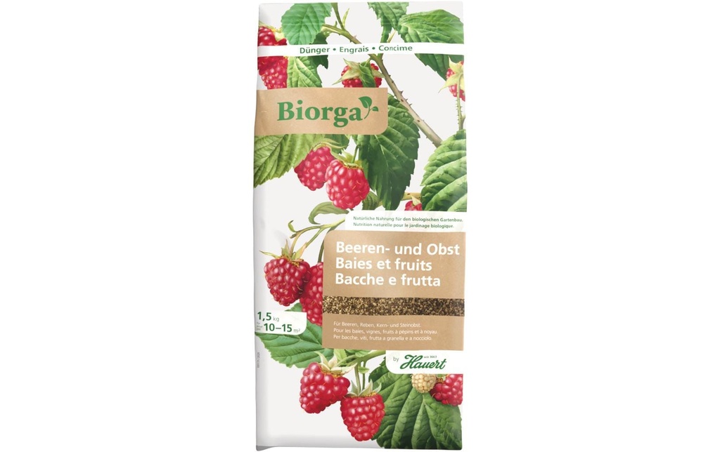 Hauert Engrais Biorga pour les fruits, 1,5 kg