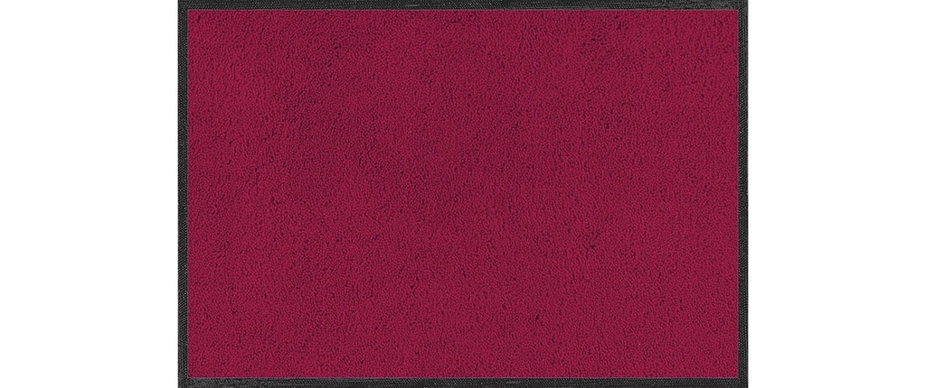 wash+dry Tapis de sol Rouge vin 75 x 120 cm