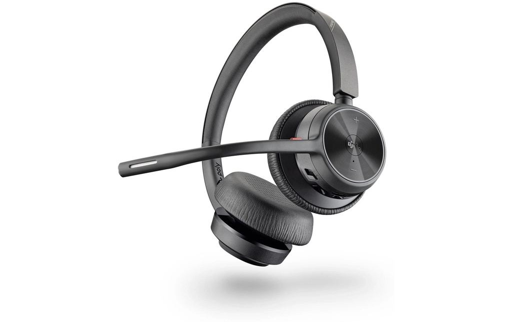 HP Casque avec micro Poly Voyager 4320 UC Duo USB-C, sans station de charge