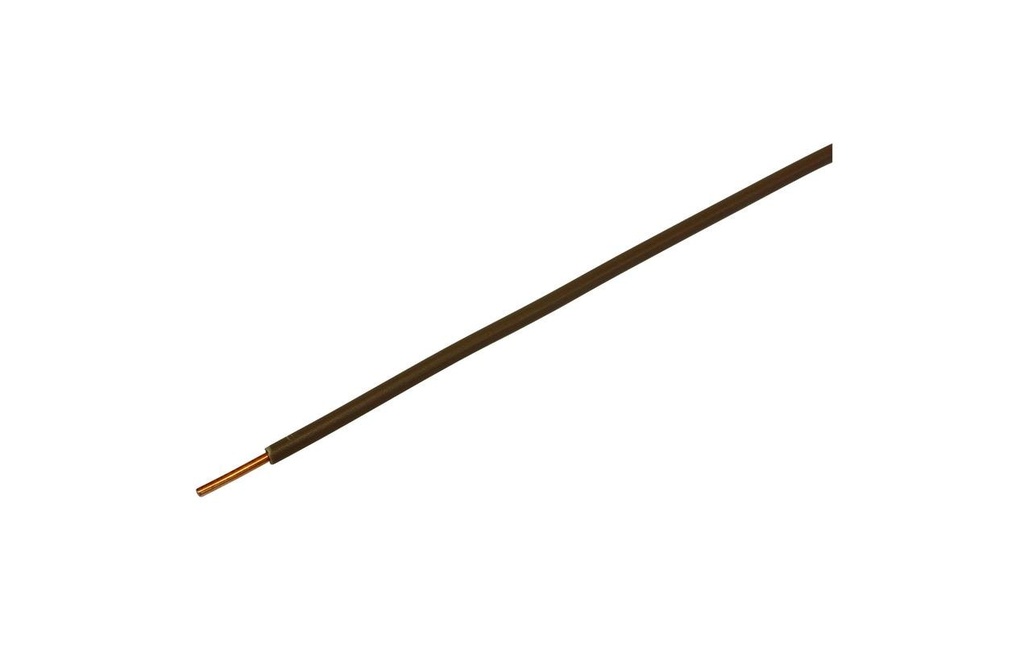 STEFFEN Fil T 1.5 mm², 20 m Brun
