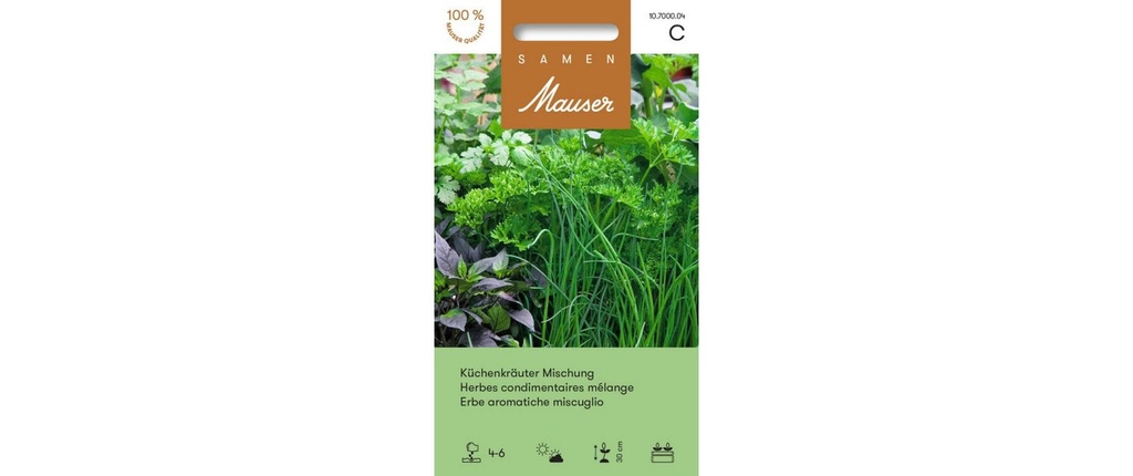 Samen Mauser Semence Mélange d'herbes de cuisine