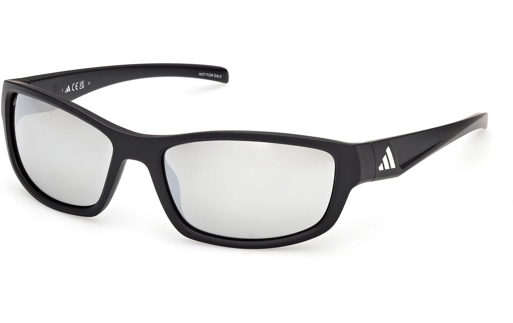 adidas ES0005 Lunettes de soleil Sport Matte Black, Smoke Mirror