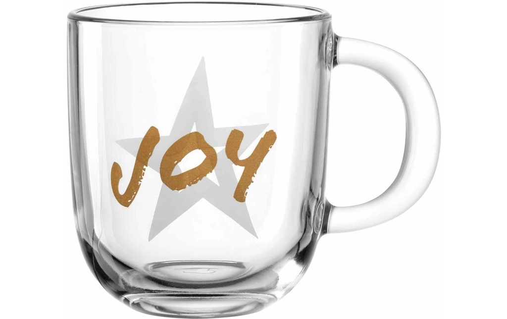 LEONARDO Tasse Joy 400 ml, Transparent