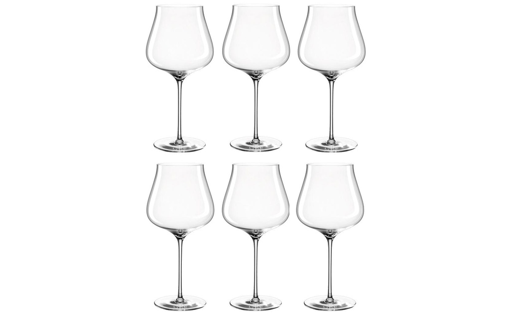 LEONARDO Verre à vin rouge Brunelli 770 ml, 6 Pièce/s, Transparent