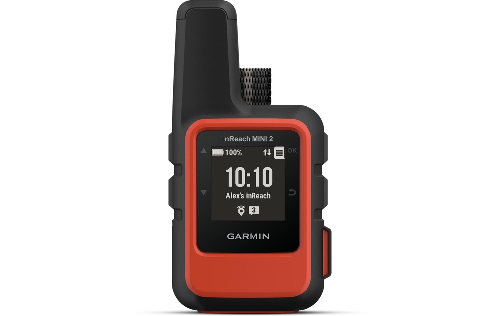 GARMIN GPS portable inReach Mini 2, noir/rouge